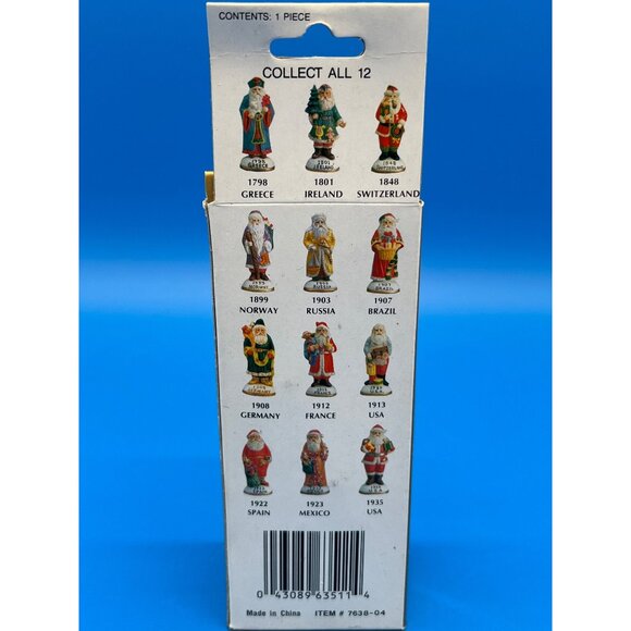 Porcelain Antique Santa Collectable Figurine Norway 1899 Limited Edition By Merc - Picture 5 of 7